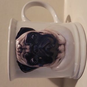 Xpes Pug Mug Best Friend Originals Barbara Augello 1999, Raised design